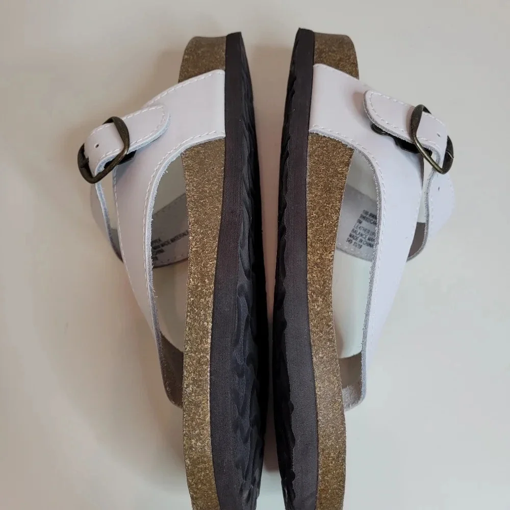 White Mountain White Carly Footbed Sandals 27702 Size Women's 8 NEW